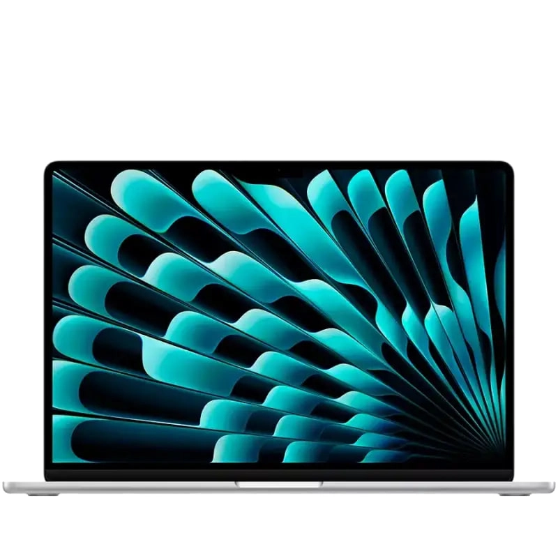 MacBook Air 15.3 " Apple m3 noutbuki (8C CPU/10C GPU), 8GB, 256GB, kumush