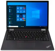 Lenovo ThinkPad x13 Yoga Gen 2 Laptop (20v8002krt) / i5-1135g7 / 8GB / SSD 256GB / oyna 10 Pro / 13.3", qora